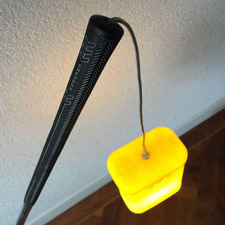Loft&Light 57: upcycled golf clubs lamp by Gilbert de Rooij