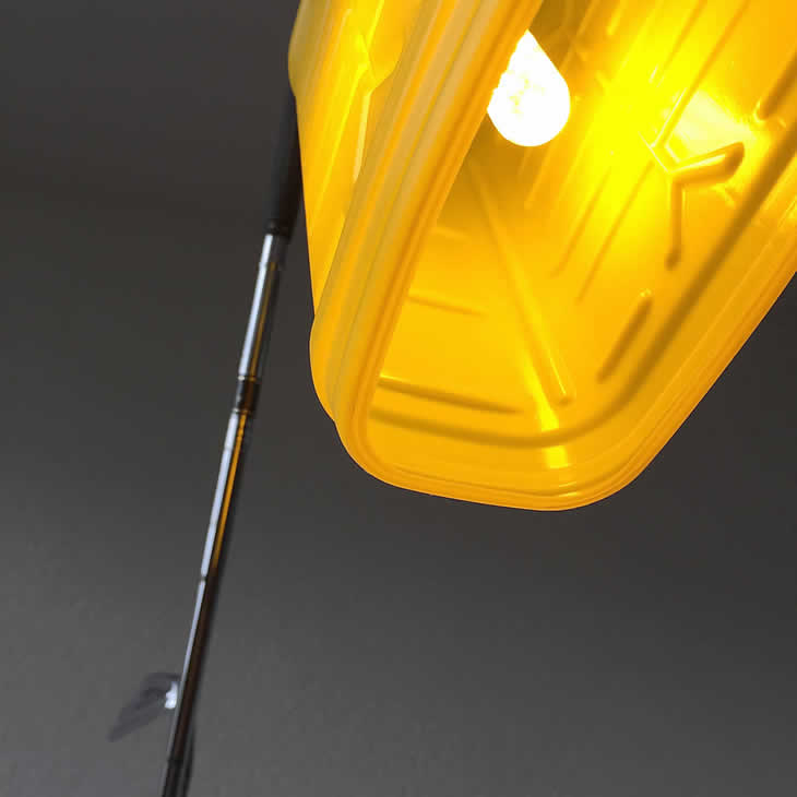 Loft&Light 57: upcycled golf clubs lamp by Gilbert de Rooij