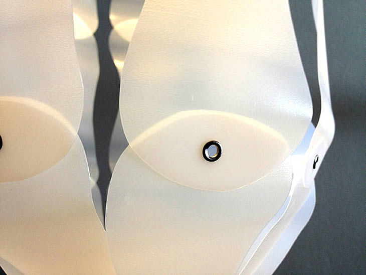GilbertsDesign_MilkDrop_Lamp_05 MilkDrop: upcycle milk cartons lampshade by Gilbert de Rooij