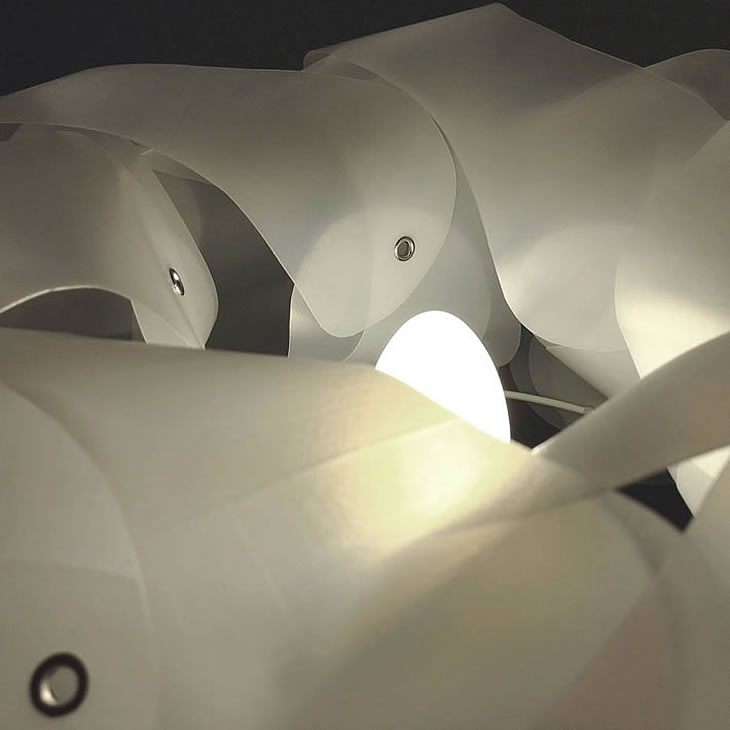 GilbertsDesign_MilkTurban_Lamp_03 MilkTurban: upcycle milk cartons lampshade by Gilbert de Rooij