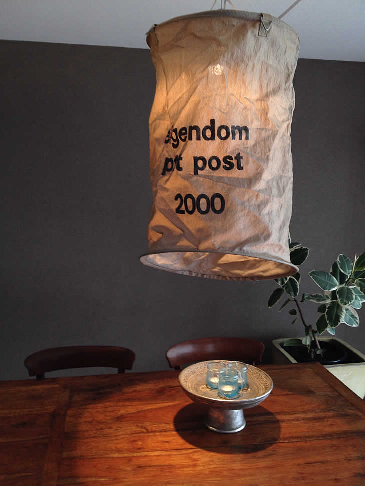 Used Mailbag1: Original Dutch mailbag pendant by Gilbert de Rooij