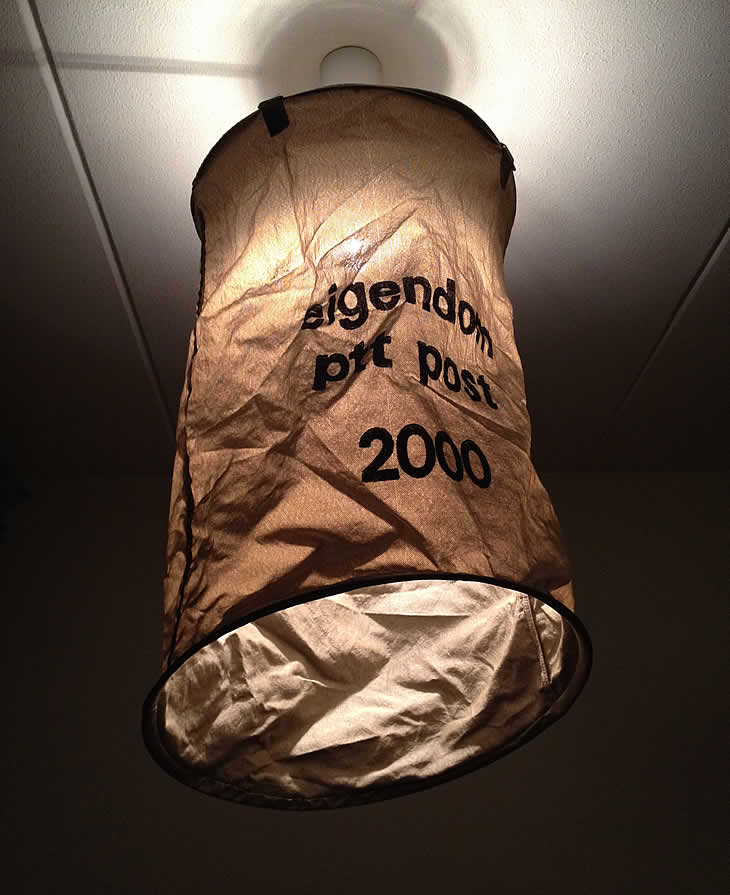 Used Mailbag1: Original Dutch mailbag pendant by Gilbert de Rooij